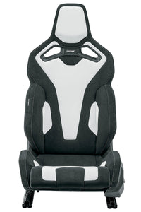 Thumbnail for recaro-sport-C-dinamica-black-suede-white-leather-front-Seat-Image