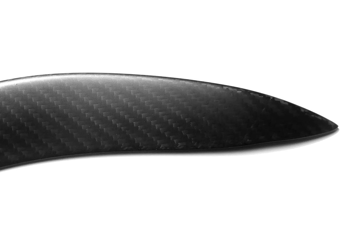 Silver Rocket Dry Carbon Fiber Rear Ducktail Gurney Flap