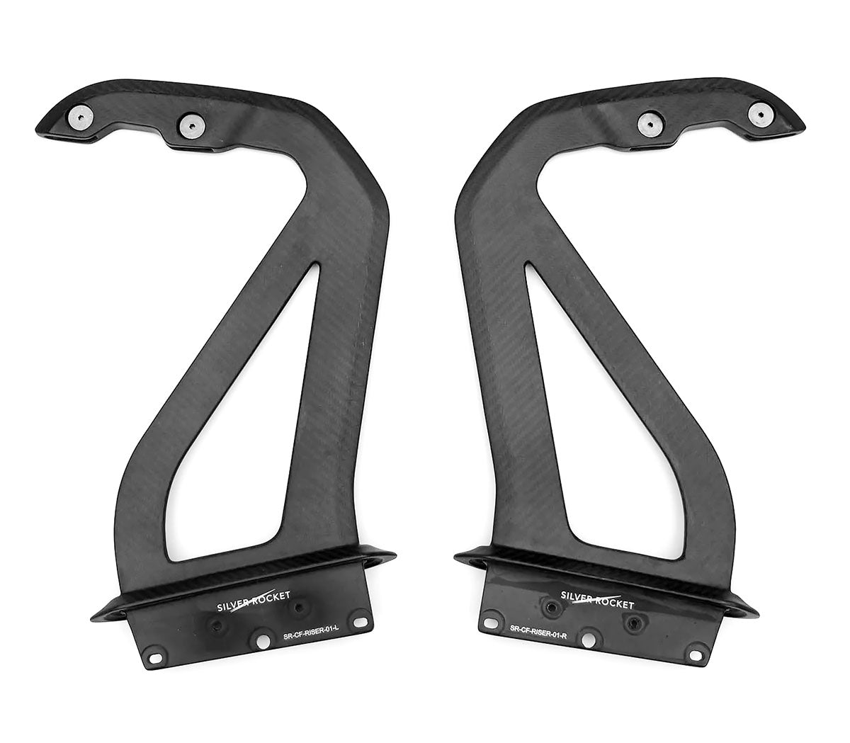 Silver Rocket GT4 RS Dry Carbon 3" Wing Risers