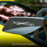 Thumbnail for Silver Rocket DRS-1 Flex Carbon Swan Neck Wing (Porsche 718/GT4/RS)