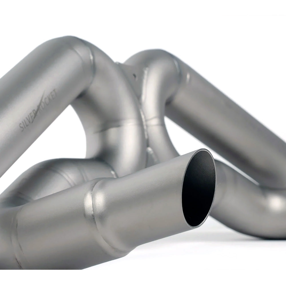 SilverRocket Titanium Ultralight Race Pipe for Porsche GT4 RS