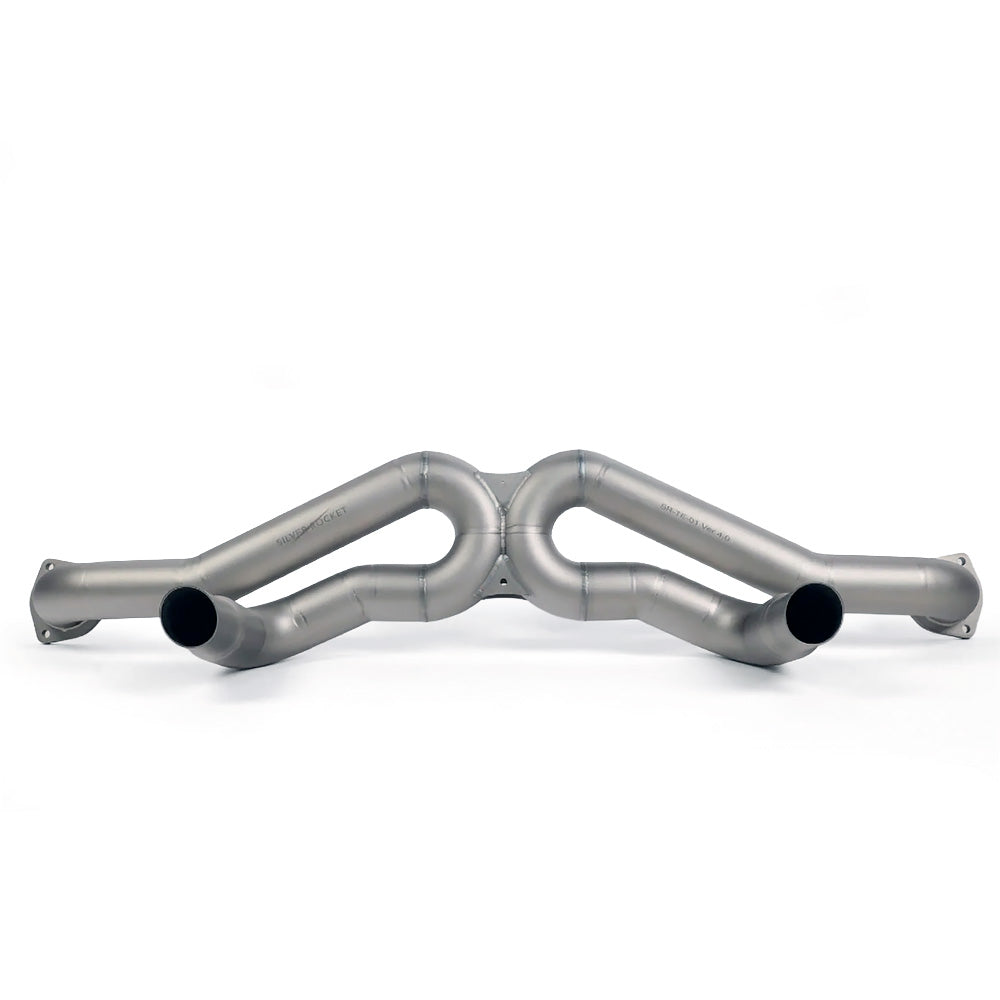 SilverRocket Titanium Ultralight Race Pipe for Porsche GT4 RS
