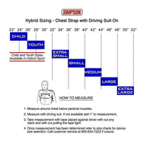Thumbnail for Simpson Hybrid Restraint Sizing Chart with Chest Measurement Guide

