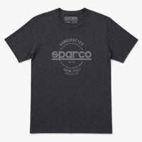 Thumbnail for Sparco charcoal handcrafted graphic t-shirt front view