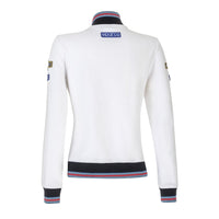 Thumbnail for Sparco Martini Racing Lady Zip Sweatshirt white back view, white background