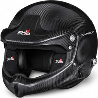 Thumbnail for Stilo Venti4 WRC Carbon Fiber SA2025 racing helmet front-right product image on white background