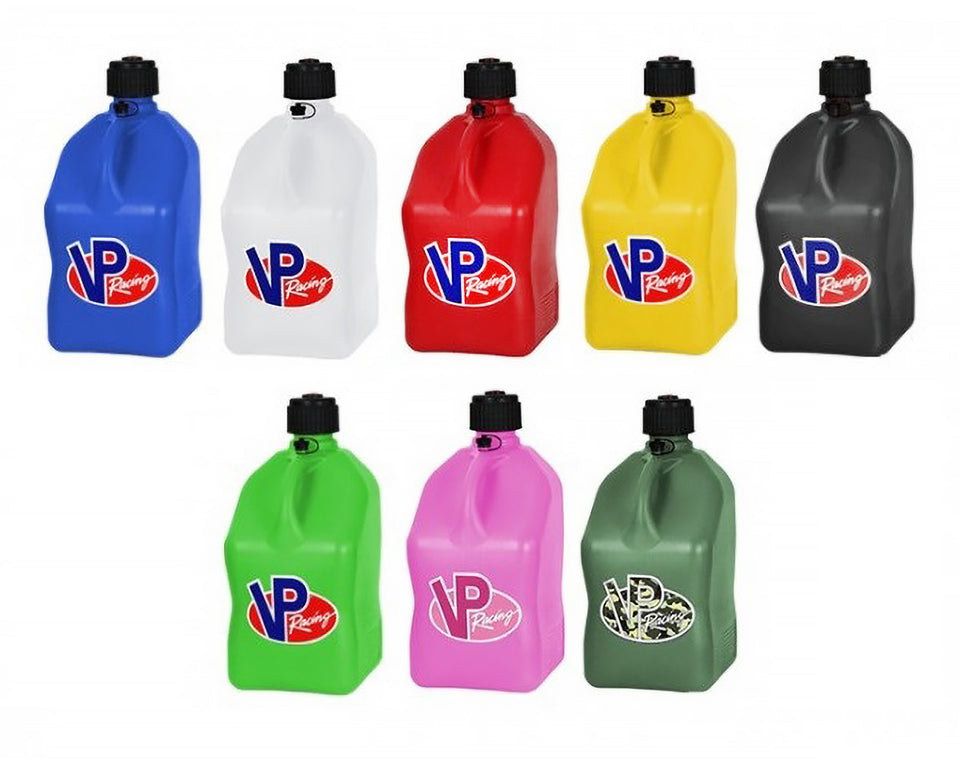 Vp Racing Fuel Jug VP Racing Fuels White Square Jugs - 5 Gallon ...