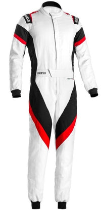 Thumbnail for SPARCO VICTORY 2.0 RACE SUIT WHITE / RED FRONT IMAGE