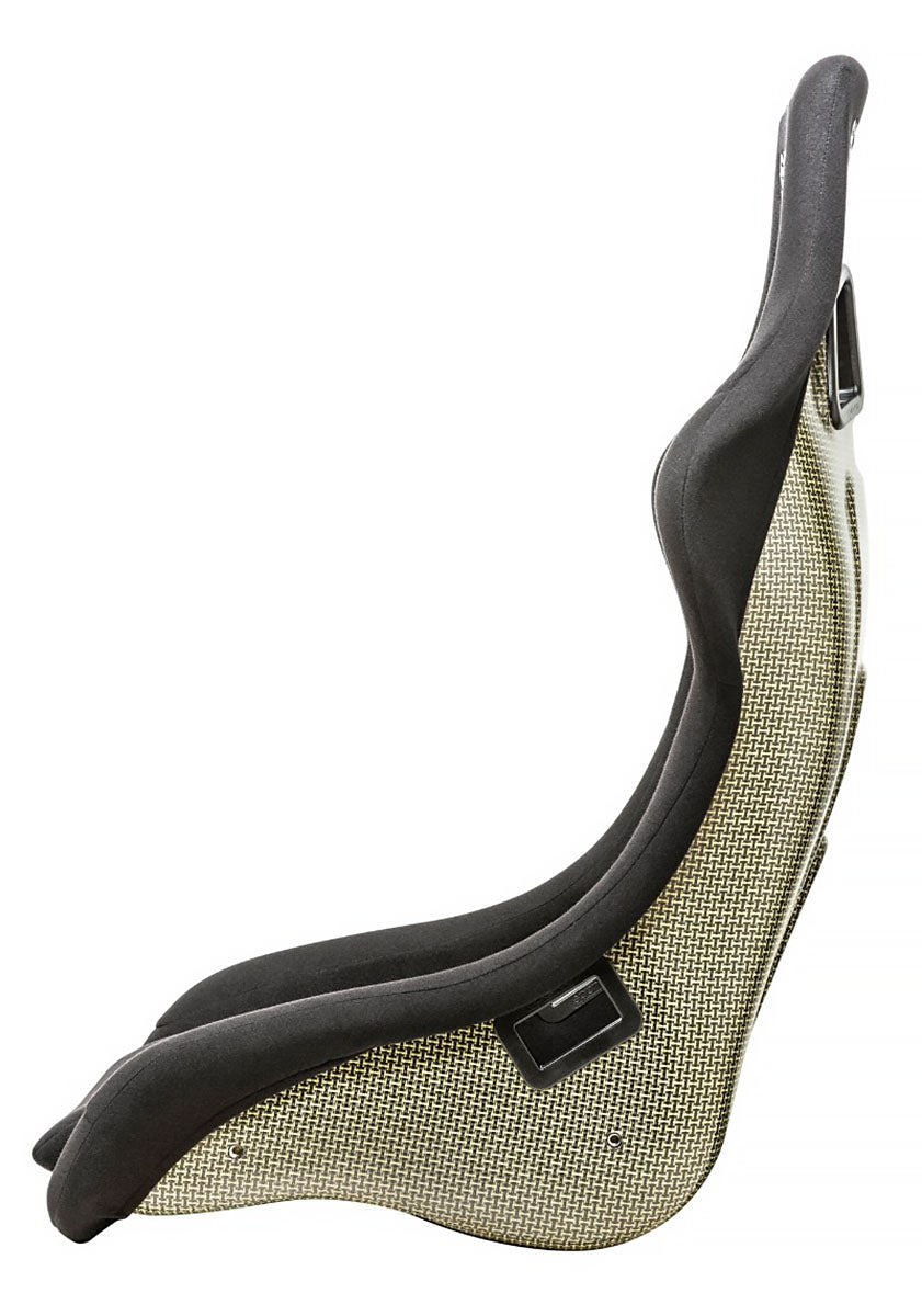 Sparco QRT-K Carbon Kevlar Racing Seat side view