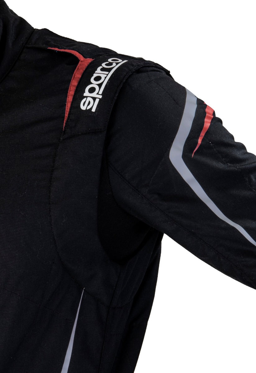 Sparco Prime Fire Race Suit black closeup image