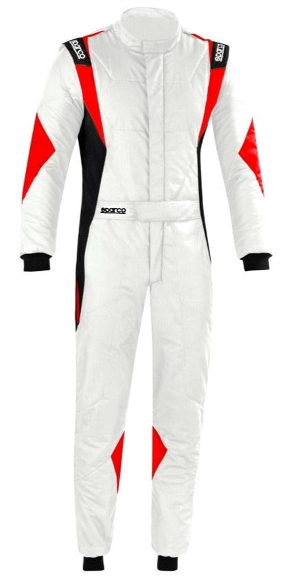 Sparco Superleggera Race Suit White / Red Front image