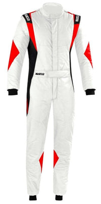 Thumbnail for Sparco Superleggera Race Suit White / Red Front image