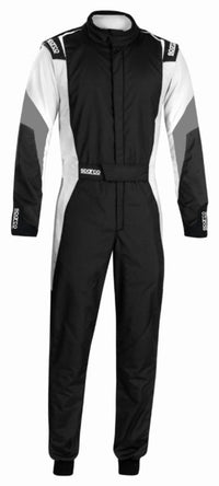 Thumbnail for  SPARCO COMPETITION RACE SUIT  BLACK / WHITE FRONT IMAGE 