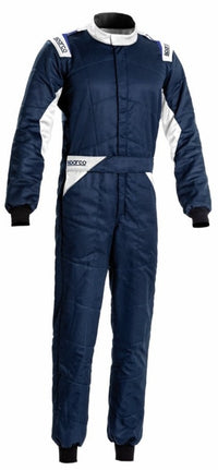 Thumbnail for sparco sprint race suit blue / white front image