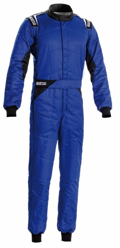 sparco sprint race suit blue / black front image