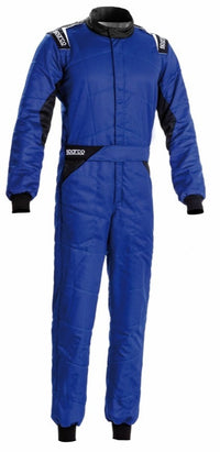 Thumbnail for sparco sprint race suit blue / black front image