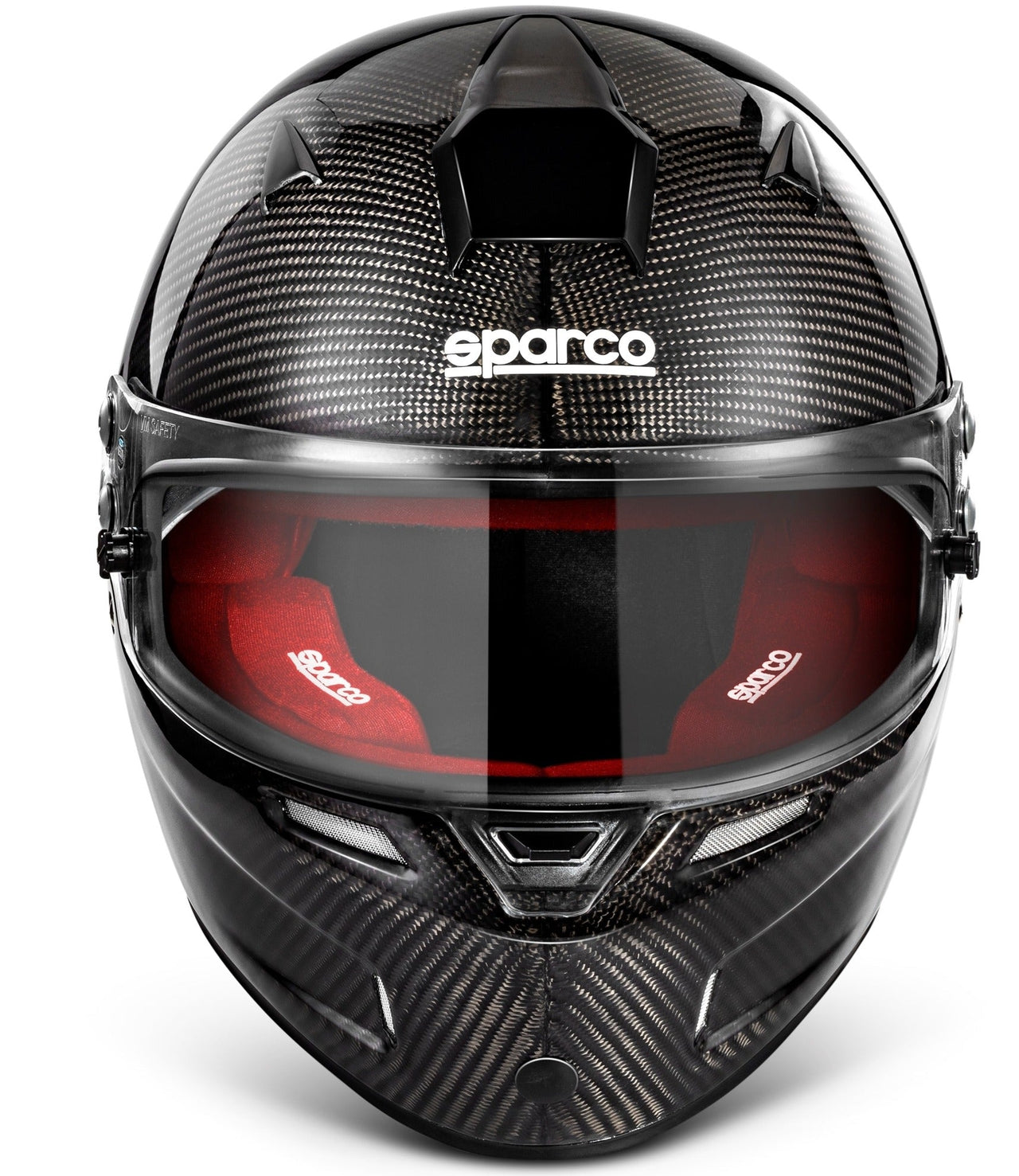 Sparco Sky RF-7W Carbon Fiber Helmet SA2020 Front View Image
