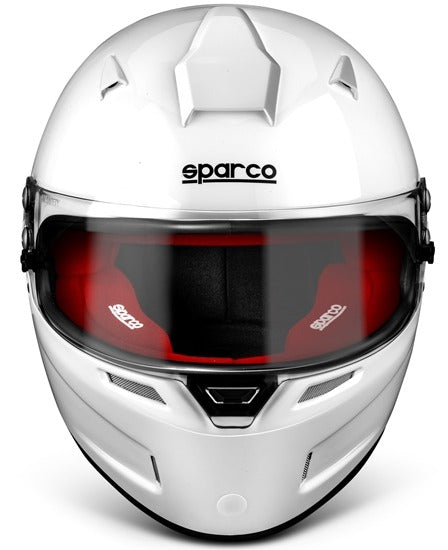 Sparco Air Pro RF-5W Helmet SA2020 Front White View Image