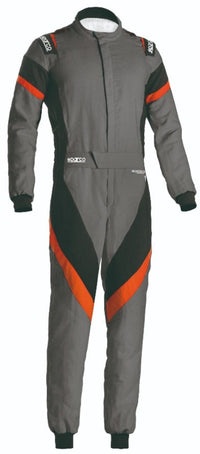Thumbnail for  SPARCO VICTORY RACE SUIT GRAY /  ORANGE FRONT IMAGE