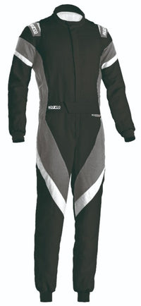 Thumbnail for  SPARCO VICTORY RACE SUIT BLACK /  GRAY FRONT IMAGE
