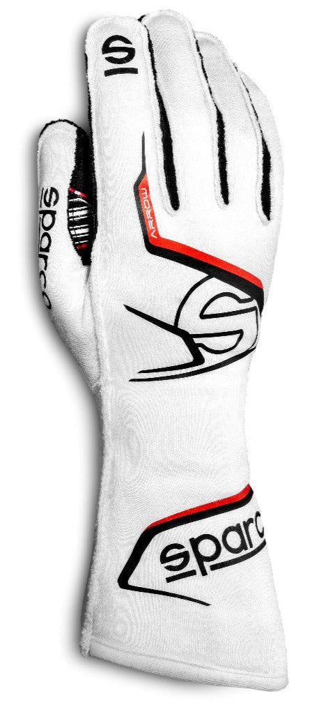 Sparco Arrow Nomex Gloves White / Red Image