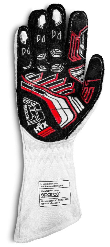 Sparco Arrow Nomex Gloves White / Red Palm Image