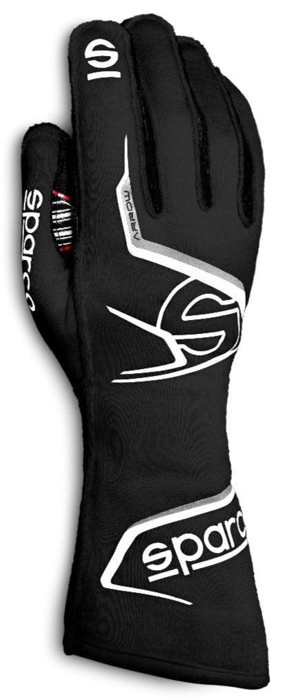 Sparco Arrow Nomex Gloves Black / White Image