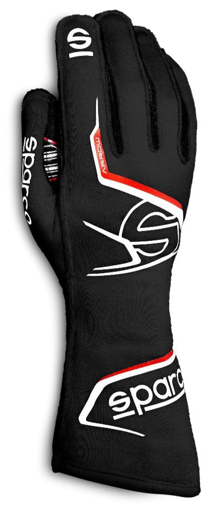 Sparco Arrow Nomex Gloves Black / Red Image