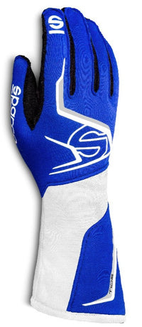 Thumbnail for Sparco Tide Nomex Gloves Blue / White Image