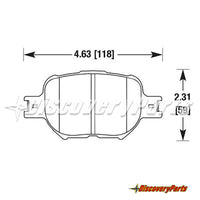 Thumbnail for Carbotech CT817 Brake Pads - Toyota Celica - Scion tC