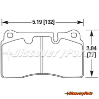Thumbnail for Carbotech CT1165ZR Brake Pads - Corvette ZR1 (C6)