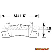 Thumbnail for Carbotech CT1655 Brake Pads - 12-16 Porsche Rear