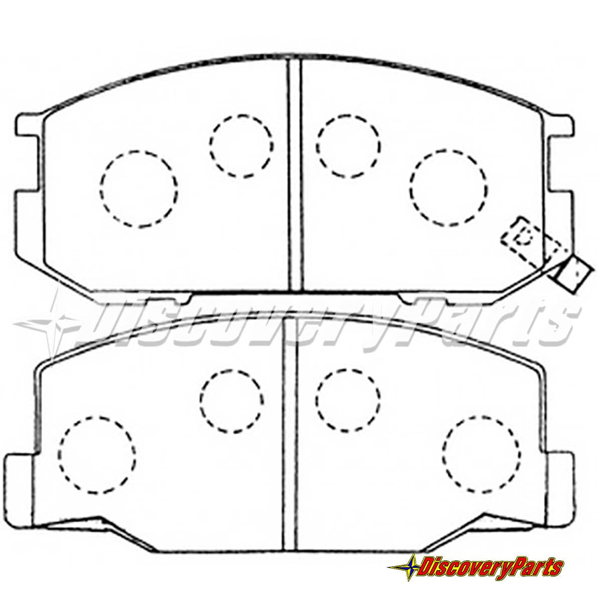 Carbotech CT245 Front Brake Pad - 82-85 Toyota Celica