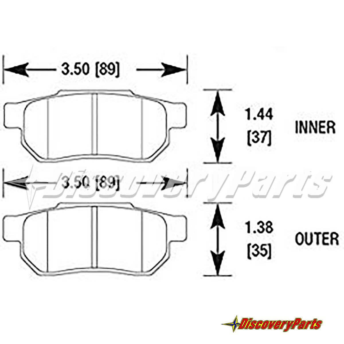 Carbotech 1986-1999 Acura Integra Rear Pads