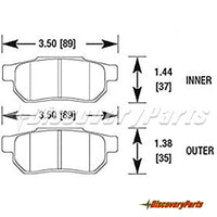 Thumbnail for Carbotech 1986-1999 Acura Integra Rear Pads