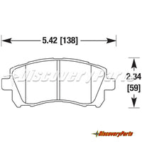 Thumbnail for Carbotech 1999-2001 Subaru Impreza RS Front Pads
