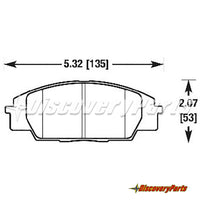 Thumbnail for Carbotech Honda S2000 Front 2000-2009 Brake Pad Set