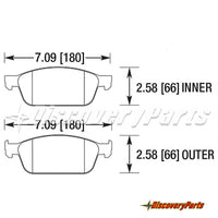 Thumbnail for Carbotech Ford Focus ST Front 2013-2014 Brake Pad Set
