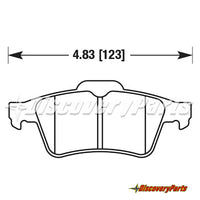 Thumbnail for Carbotech CT1095 Rear Brake Pad Set - Focus RS-ST & MazdaSpeed 3