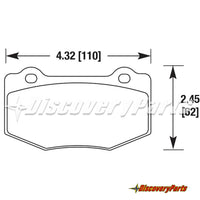 Thumbnail for Carbotech 2014-17 C7 Stingray & 2015-2017 Z06 Rear Brake Pad Set