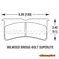 Thumbnail for Carbotech Superlite Bridgebolt Caliper Brake Pads 7416