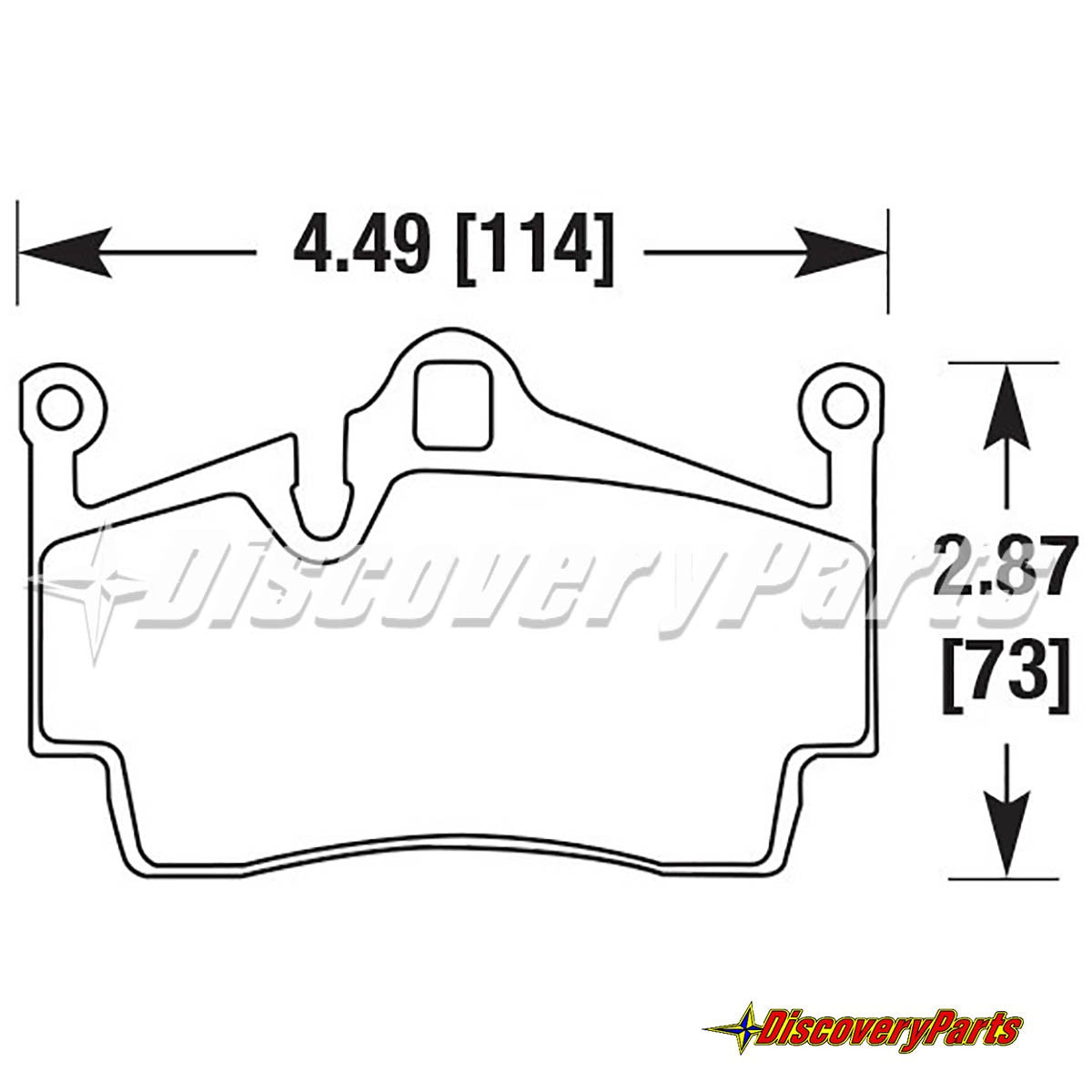 Carbotech CT1134 Brake Pads Porsche 997-987-991-981 Rear