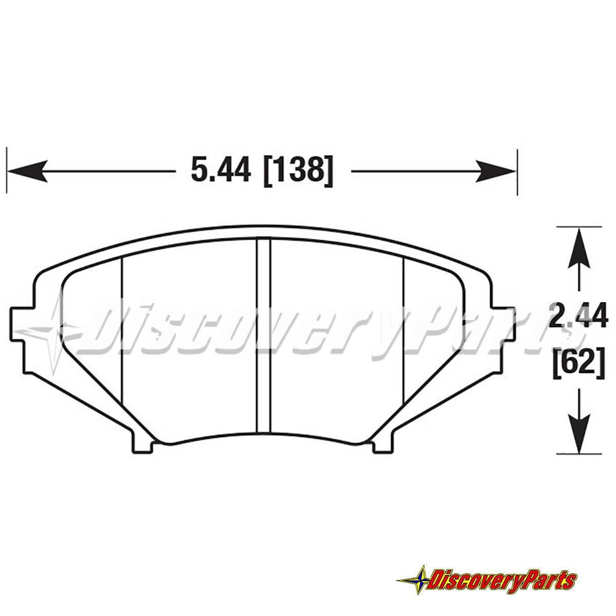 Carbotech Mazda RX8 Front Brake Pads CT1009