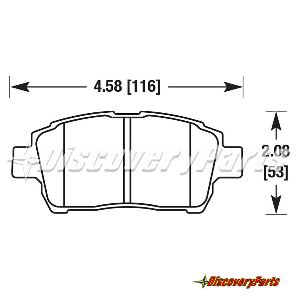 Carbotech CT822 Brake Pads - Toyota Scion Front