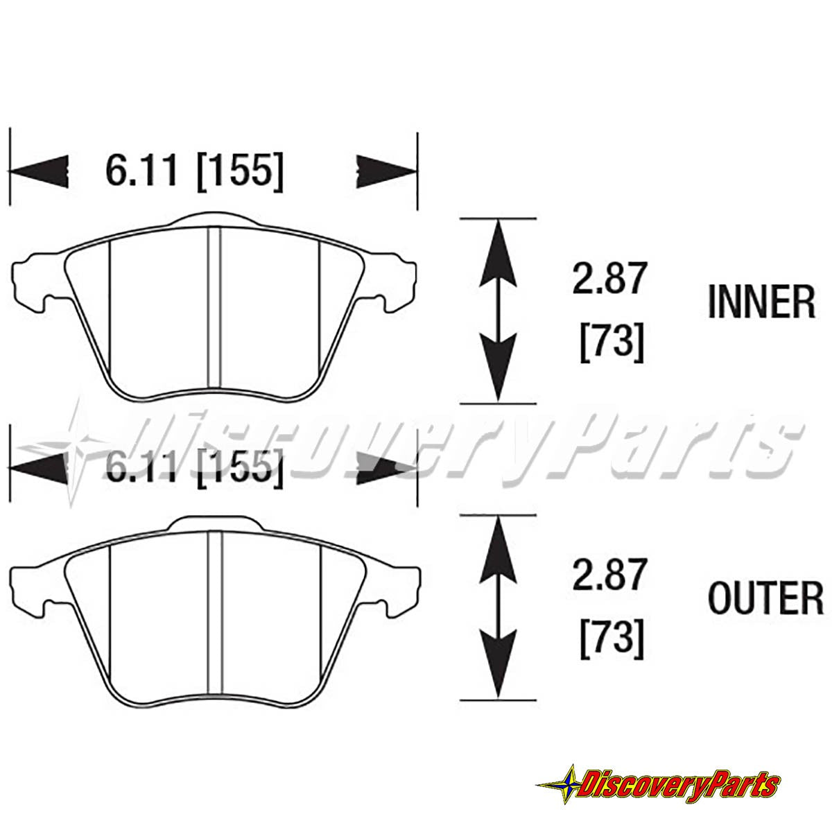 Carbotech CT915 Brake Pads - Audi - VW, Mazda, & Saab