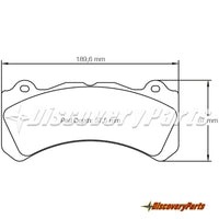 Thumbnail for Carbotech CTPG-8062 Brembo Gran Turismo 6-Piston Brake Pads