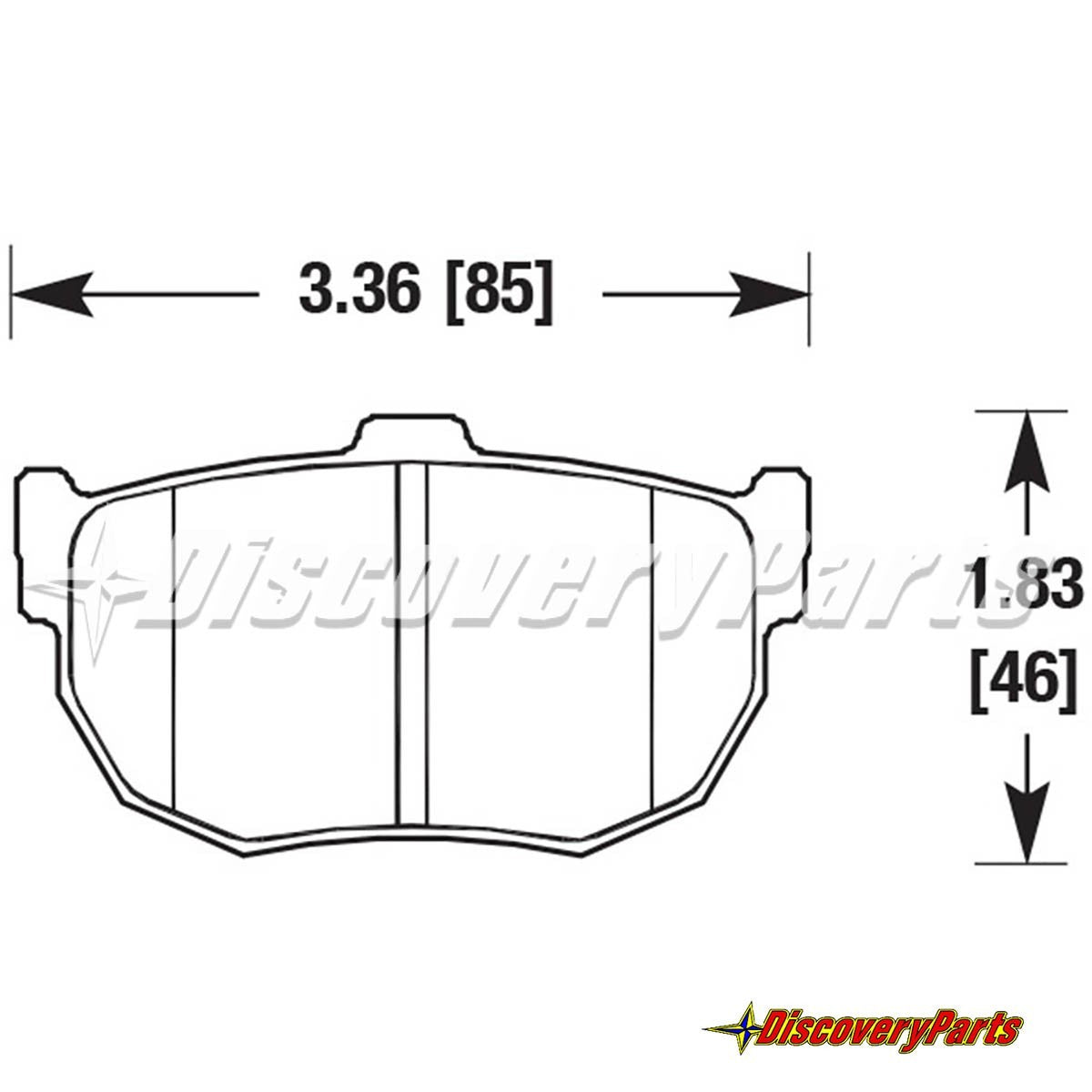 Carbotech CT272 Pads Nissan-Hyundai Rear Axle