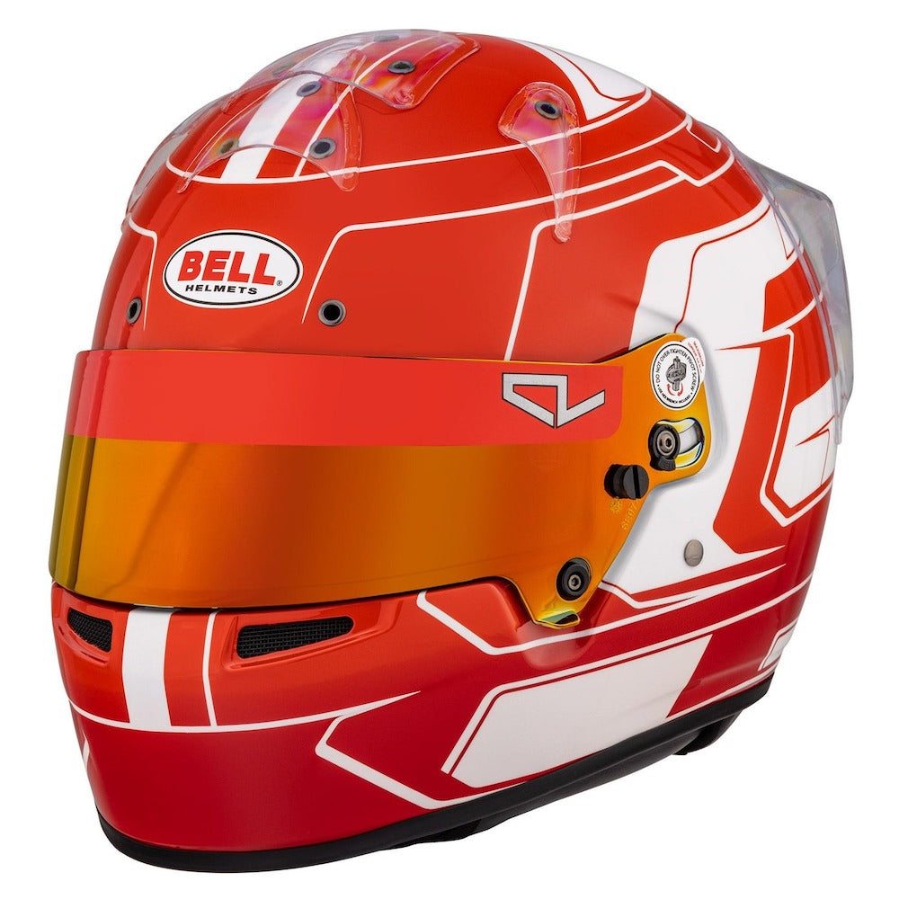Bell KC7-CMS Charles LeClerc Kart Racing Helmet Front left Image