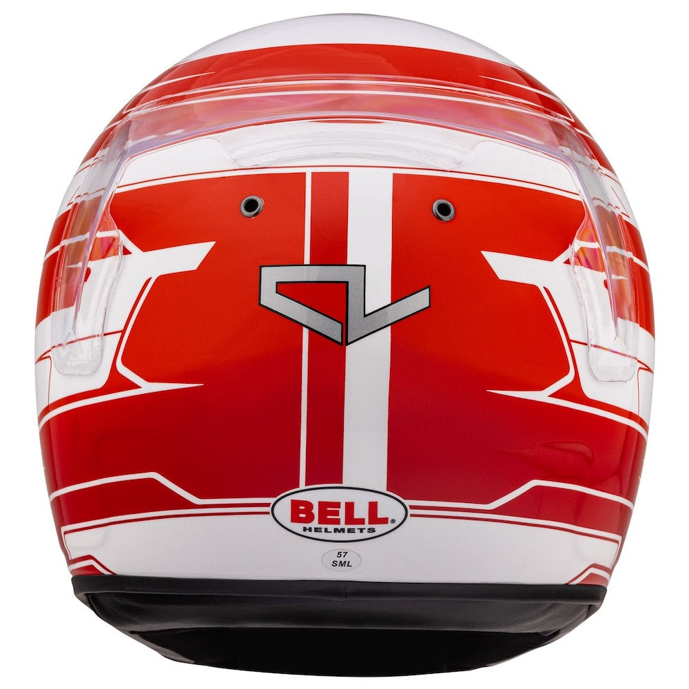 Bell KC7-CMS Charles LeClerc Kart Racing Helmet Rear Image