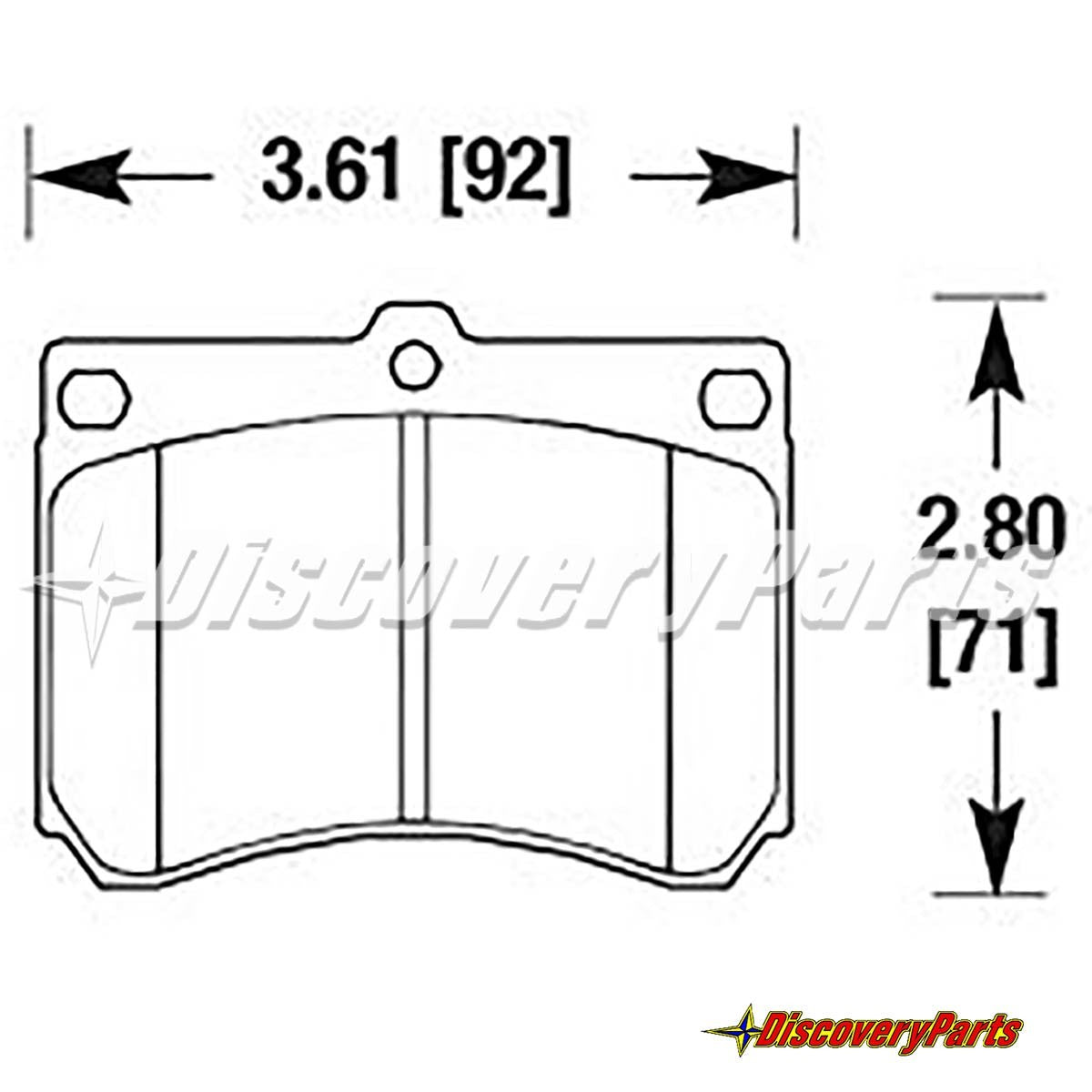 Carbotech CT473 Brake Pads Ford & Mazda Front